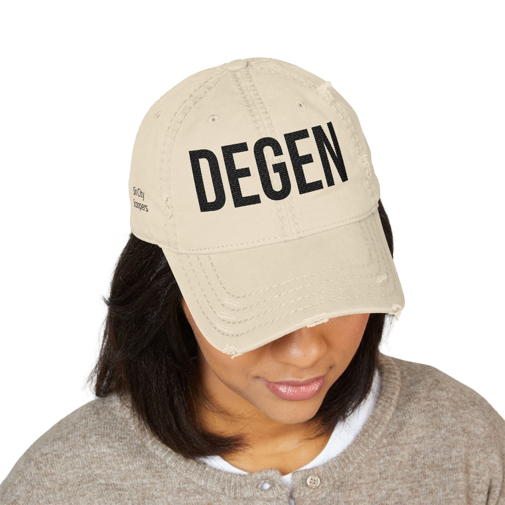 Sin City Scoopers DEGEN Poker Player Gambler Hat