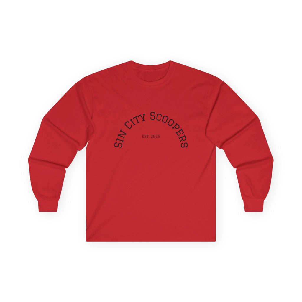 The Sin City Scoopers Classic 'SPEWTARD' Long Sleeve Tee Shirt