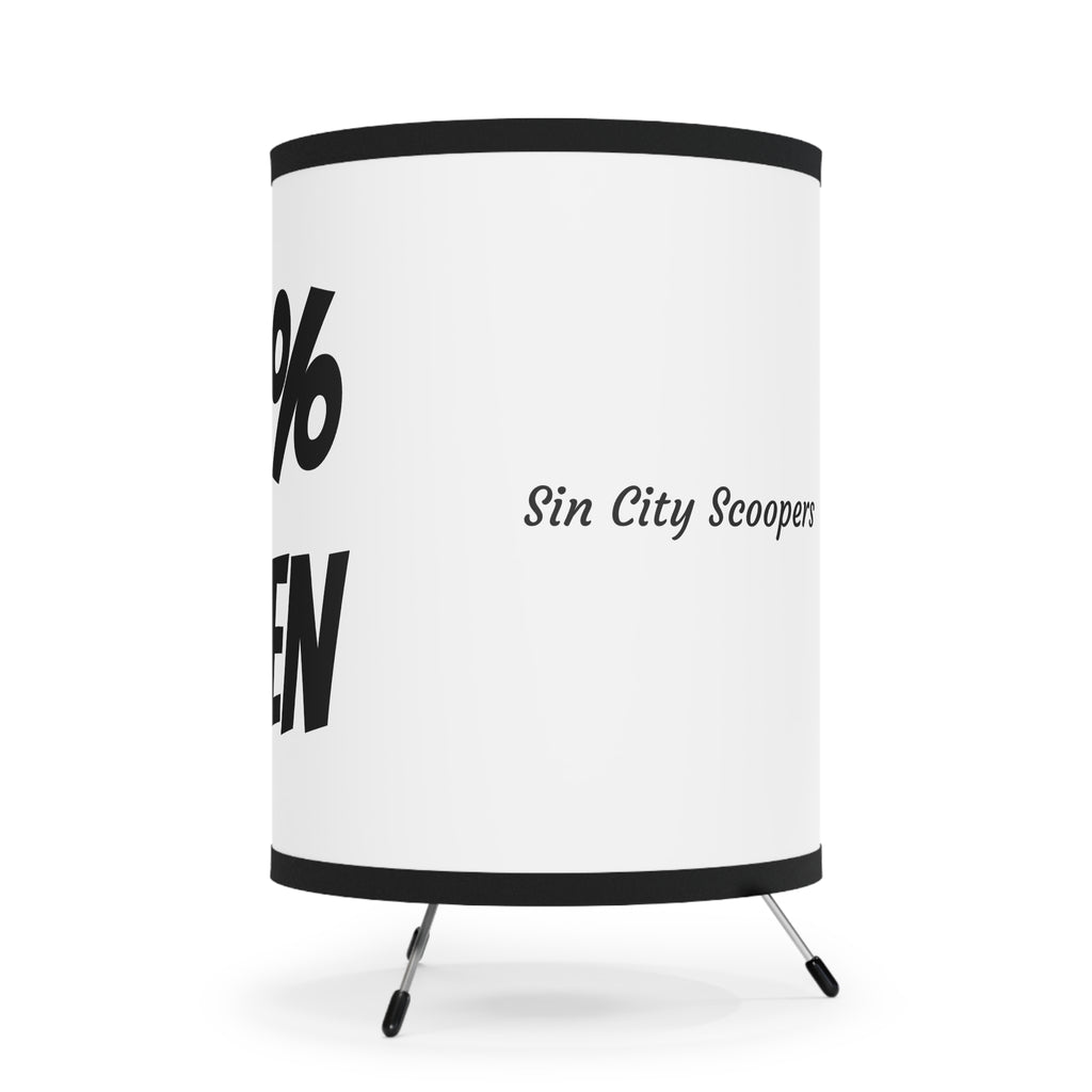 The Sin City Scoopers Tripod 100% DEGEN Lamp for your home or office