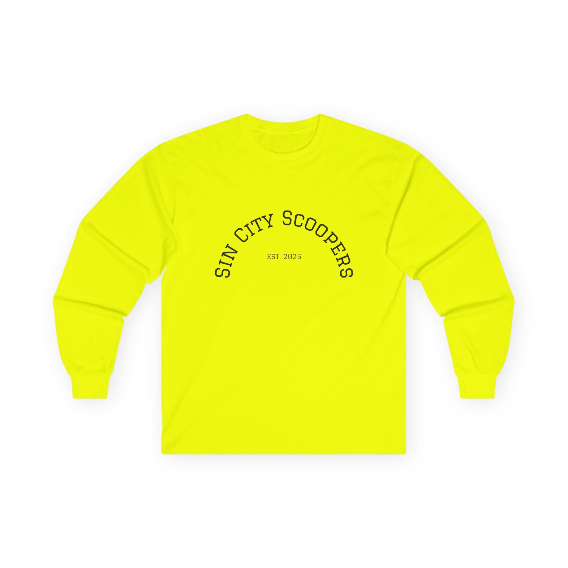 The Sin City Scoopers Classic '100% DONK' Long Sleeve Tee Shirt