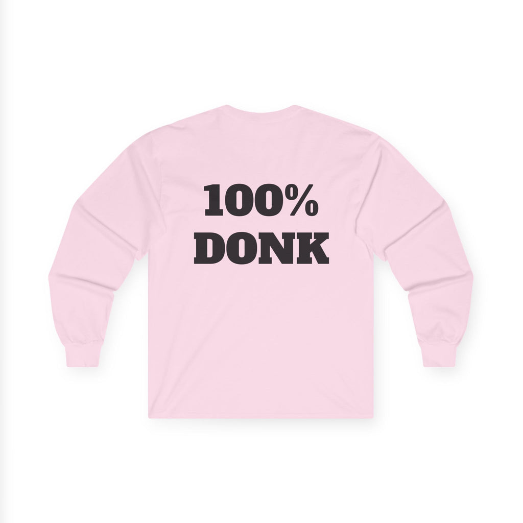 The Sin City Scoopers Classic '100% DONK' Long Sleeve Tee Shirt