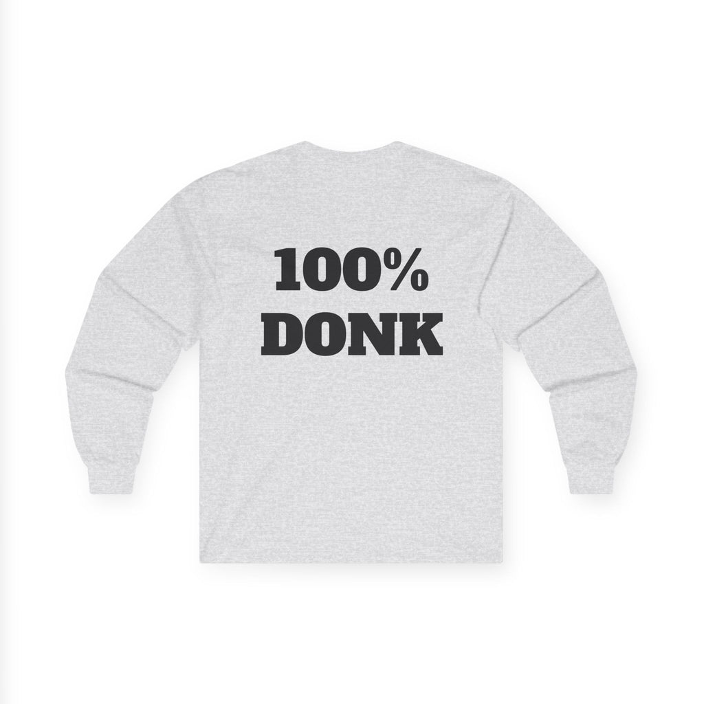 The Sin City Scoopers Classic '100% DONK' Long Sleeve Tee Shirt