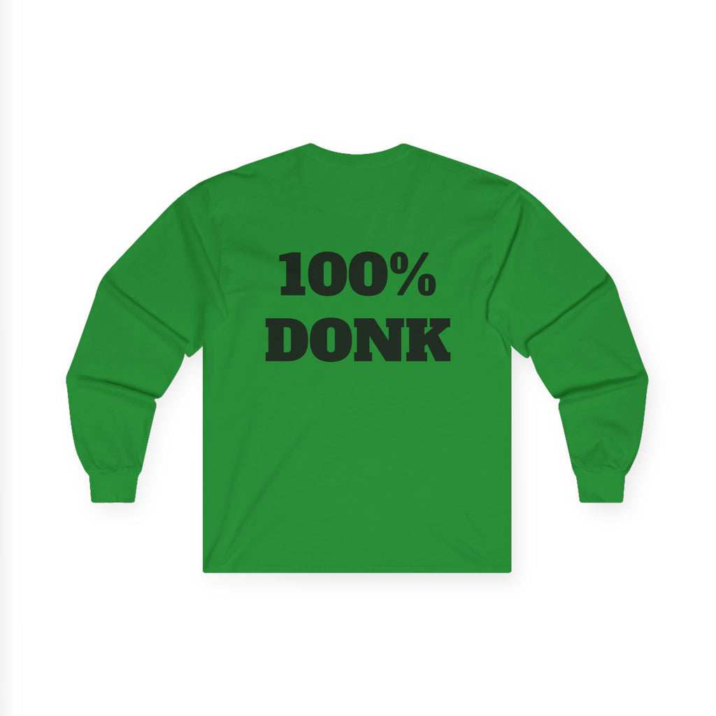 The Sin City Scoopers Classic '100% DONK' Long Sleeve Tee Shirt