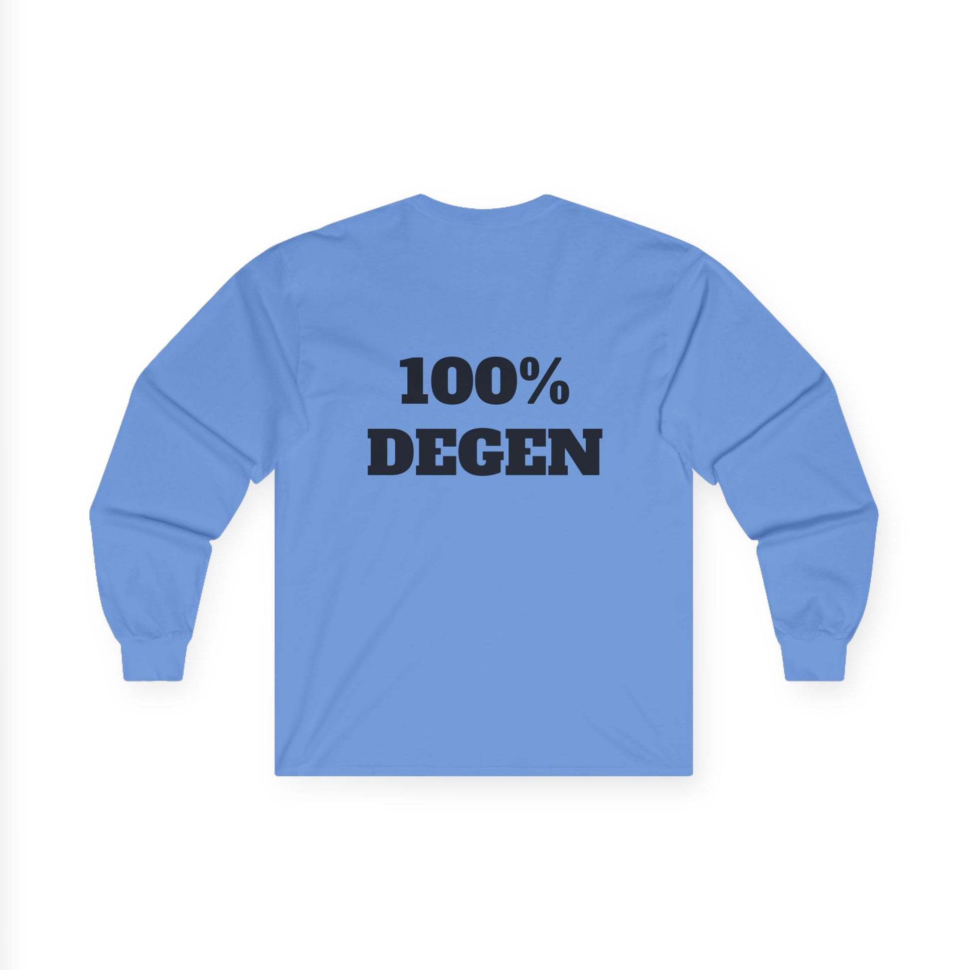 The Sin City Scoopers Classic '100% DEGEN' Long Sleeve Tee Shirt