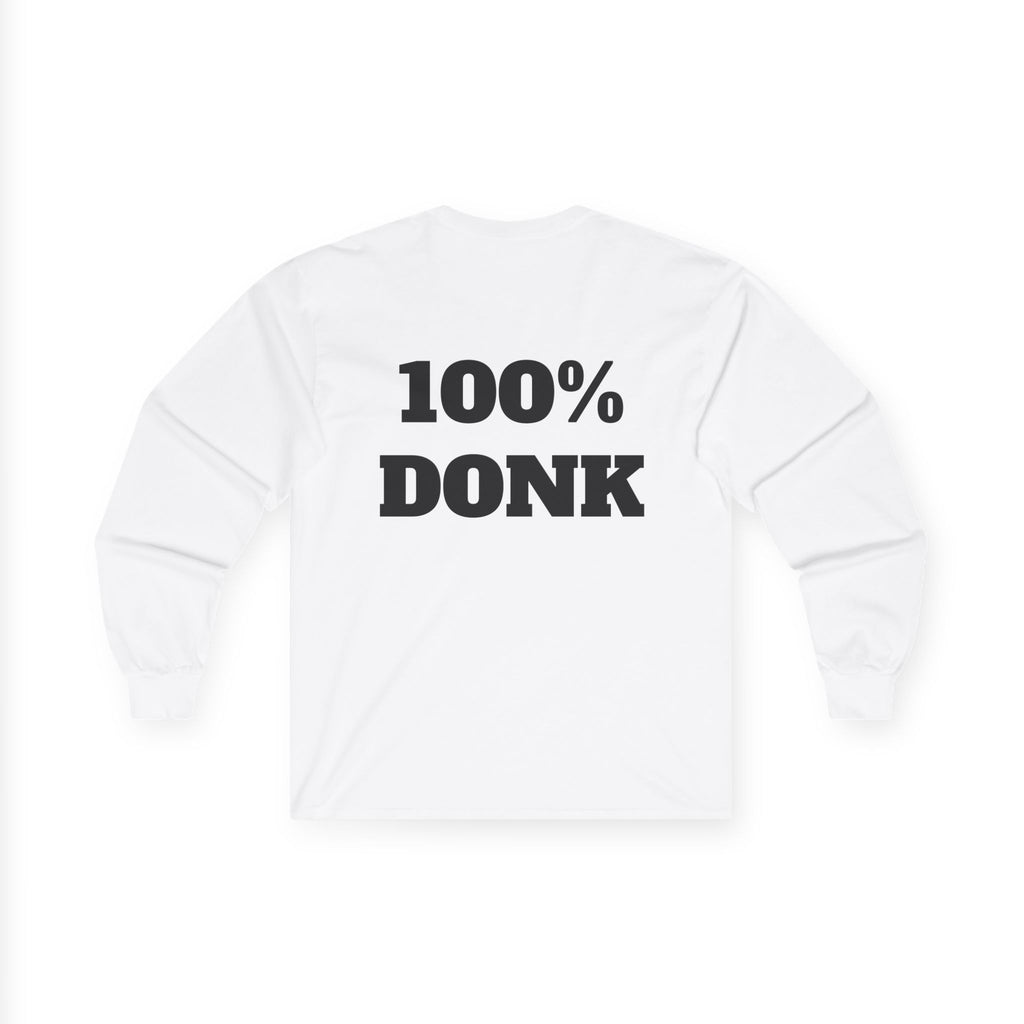 The Sin City Scoopers Classic '100% DONK' Long Sleeve Tee Shirt