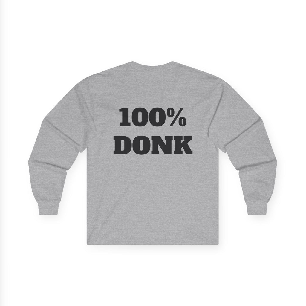 The Sin City Scoopers Classic '100% DONK' Long Sleeve Tee Shirt