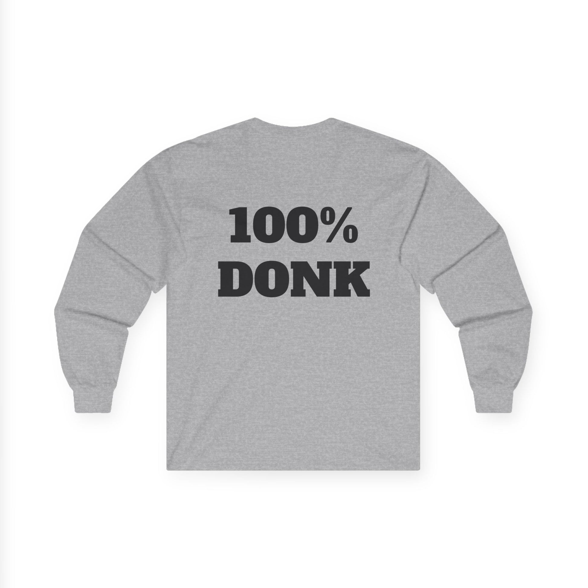 The Sin City Scoopers Classic '100% DONK' Long Sleeve Tee Shirt