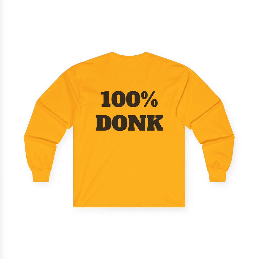 The Sin City Scoopers Classic '100% DONK' Long Sleeve Tee Shirt