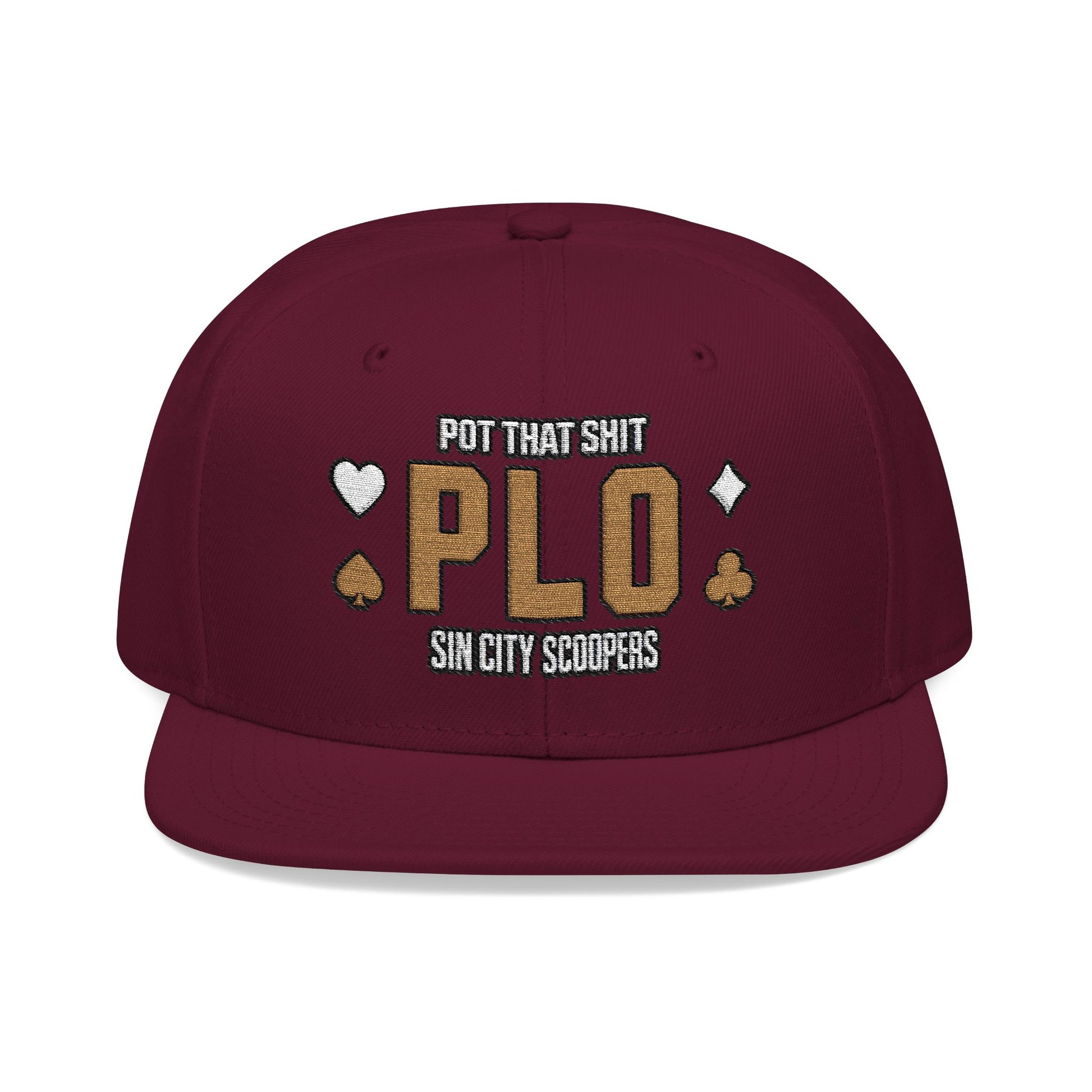 Pot That Shit PLO Flat bill Hat