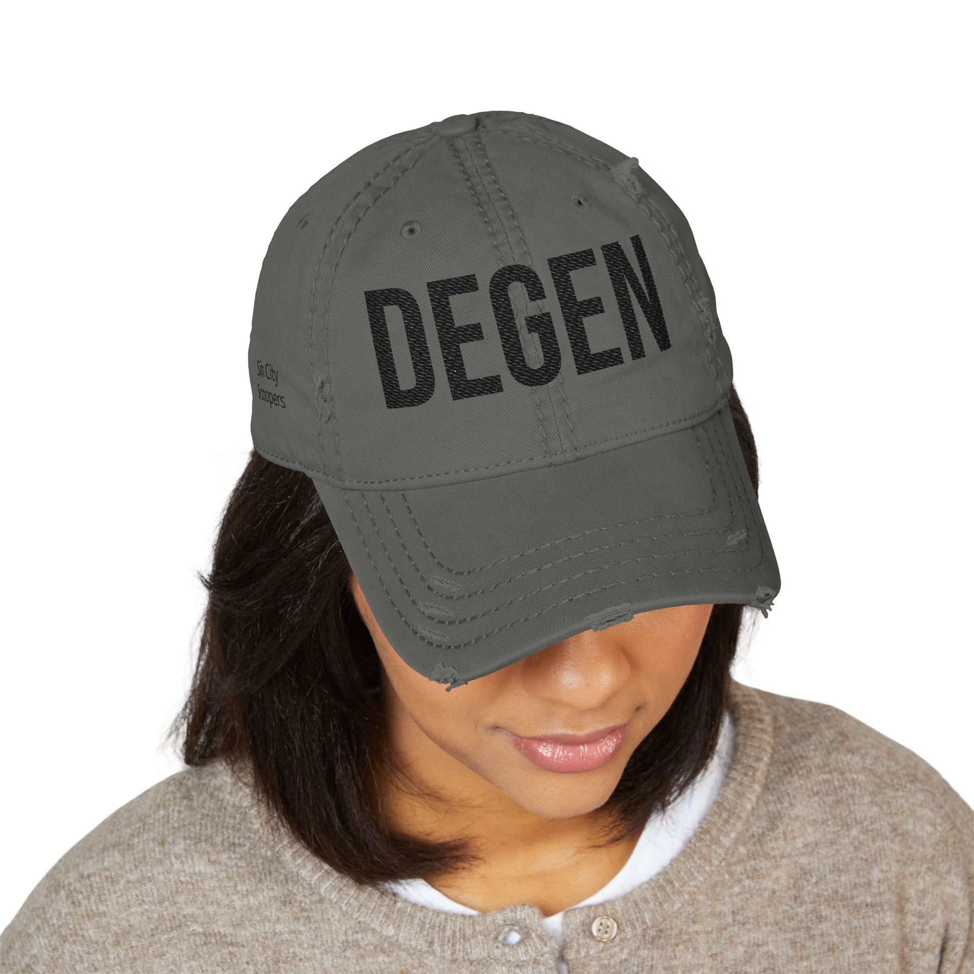 Sin City Scoopers DEGEN Poker Player Gambler Hat