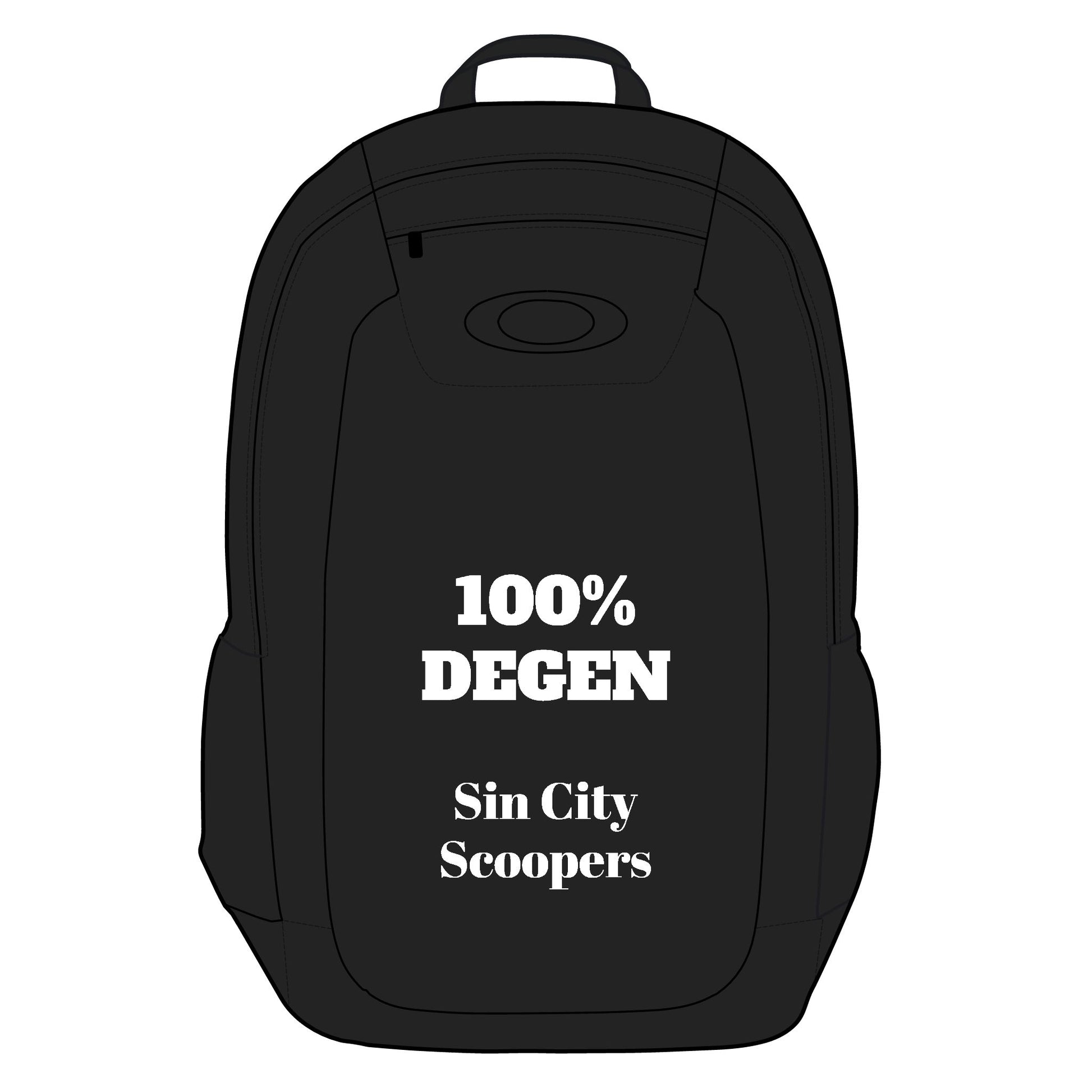 The Sin City Scoopers Embroidered Enduro Backpack - 100% DEGEN Style