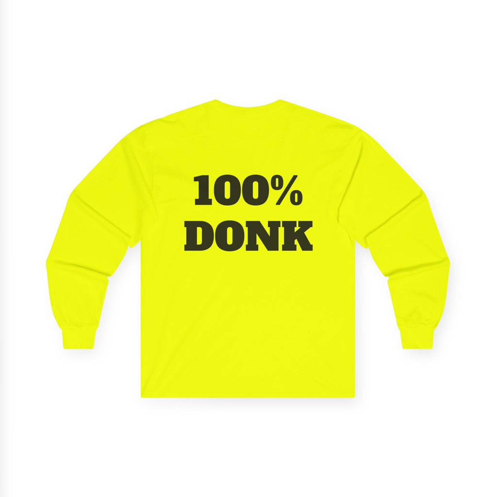 The Sin City Scoopers Classic '100% DONK' Long Sleeve Tee Shirt
