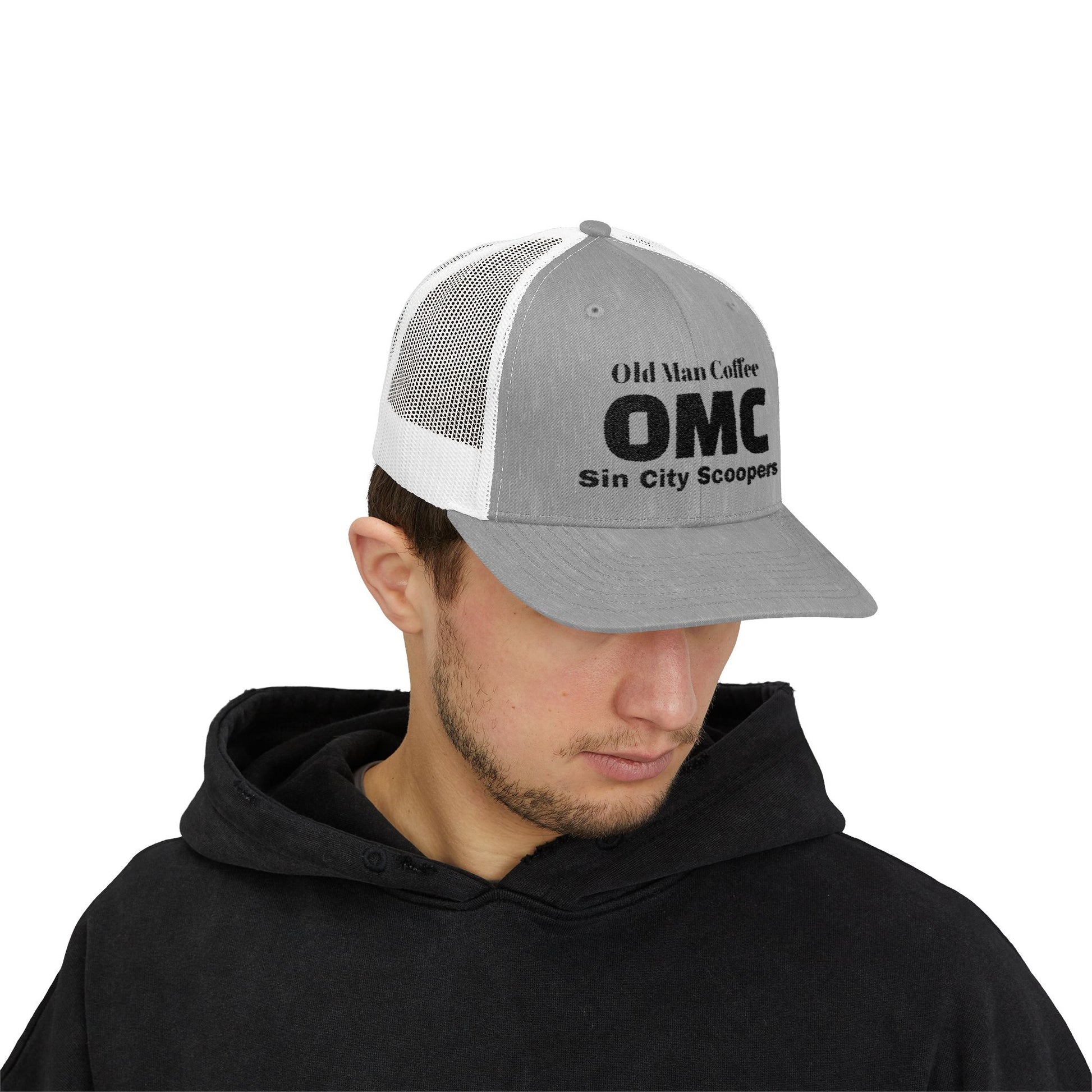 The Sin City Scoopers 'OMC - Old Man Coffee' Style Hat